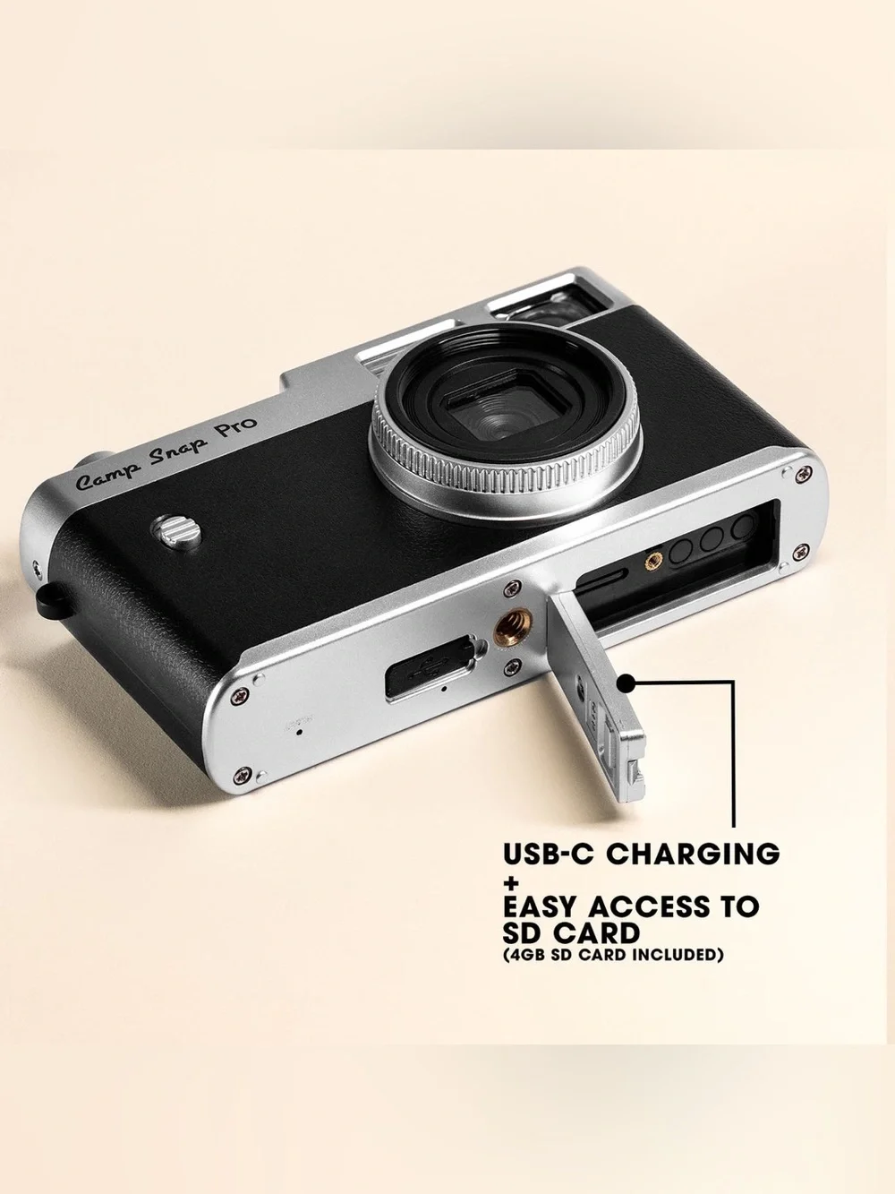 (Like New) Camp Snap Pro Screen-Free Digital Cam — With Vintage Filters + Flash